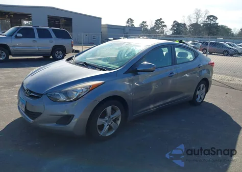 2011 Hyundai Elantra Gls (Ulsan Plant) from USA, damaged, VIN KMHDH4AE6BU138533